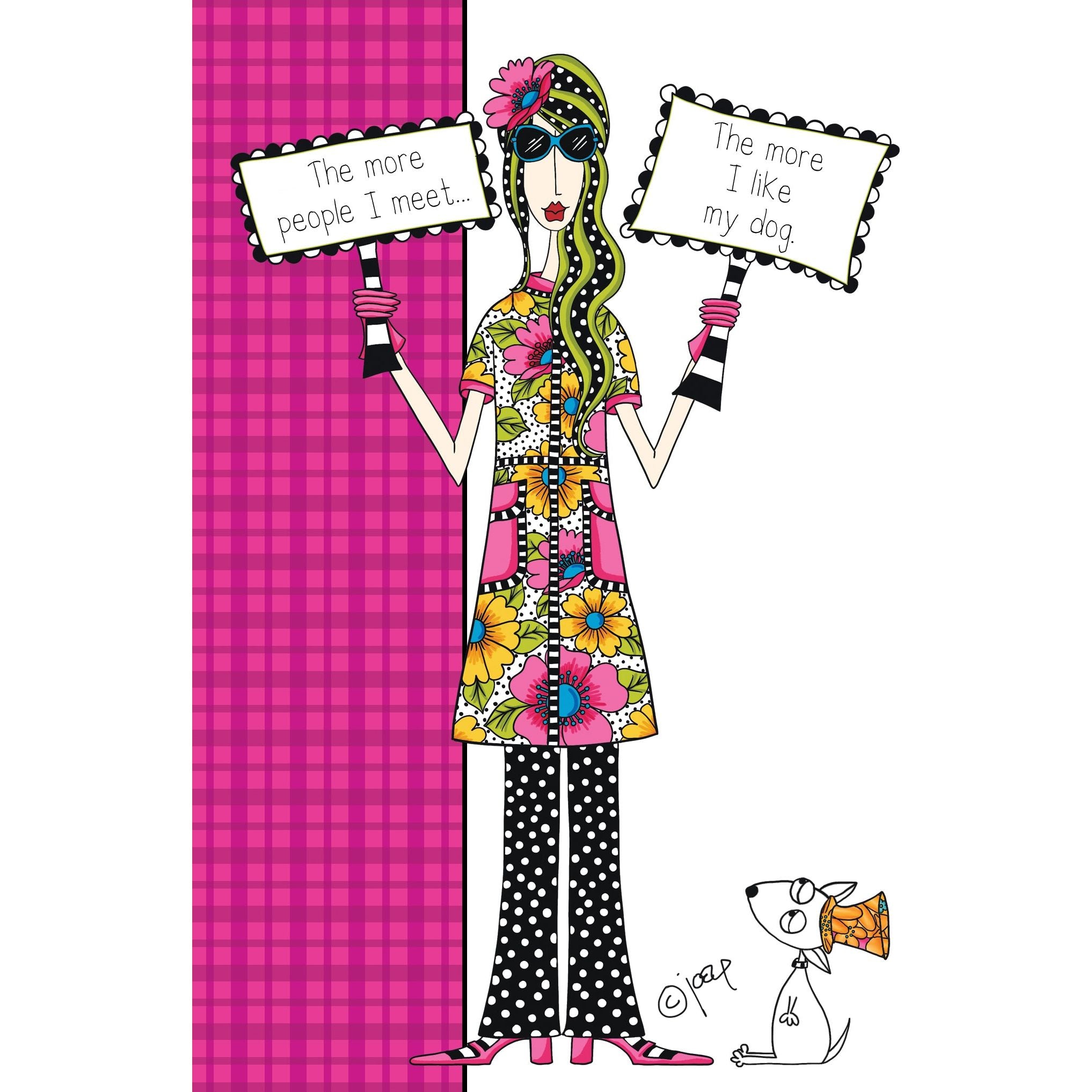 The More People I Meet Birthday Card Dolly Mamas - Cardmore